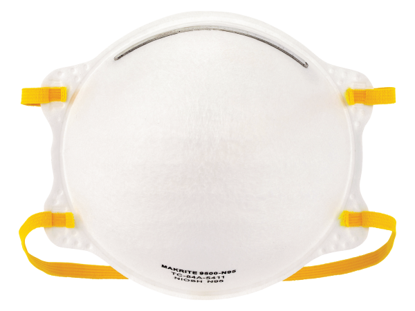 MAKRITE 9500-N95 Pre-Formed Cone Particulate Respirator Mask (Pack of 20 masks)